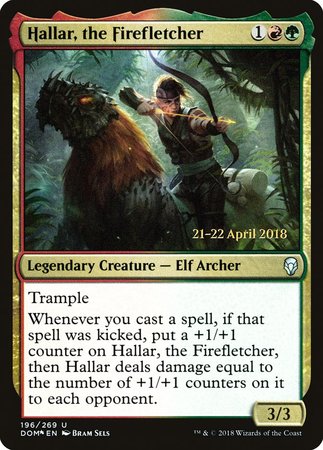 Hallar, the Firefletcher [Dominaria Promos]