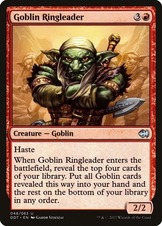 Goblin Ringleader [Duel Decks: Merfolk vs. Goblins]