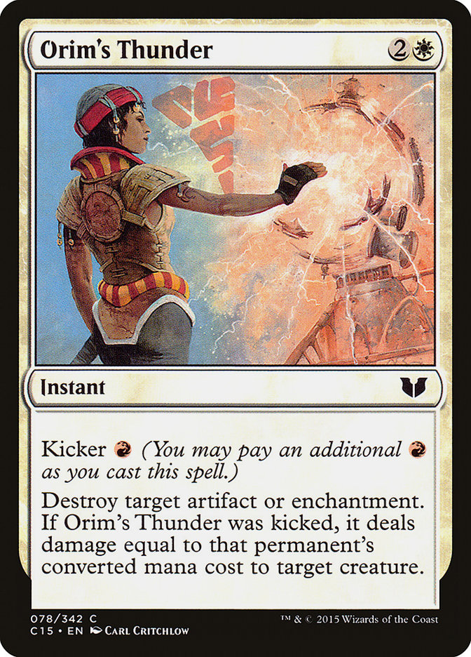Orim's Thunder [Commander 2015] | Nerdz Cafe